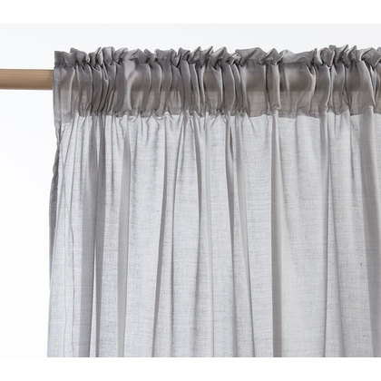 Curtain 140x270 NEF-NEF Antel Grey 100% Polyester