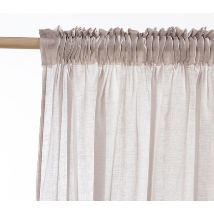 Curtain 140x270 NEF-NEF Dione Mocca 80% Polyester 20% Cotton