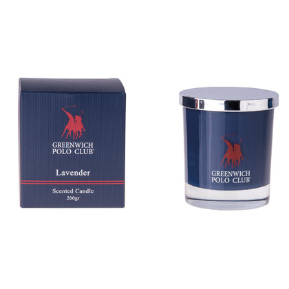 Αromatically Candle 200gr Greenwich Polo Club Essential Fragrances Collection 3002/ Lavenderlla