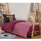 Kids' Single Bed Sheets Set 3pcs 170x260 NEF-NEF Little Monster Hearts Coral 100% Cotton 144TC