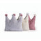 Decorative Pillow 40x40 NEF-NEF Baby Crown Ecru Rabbit Fur 100% Polyester