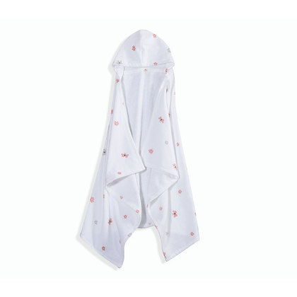 Baby's Towel-Cape 70x120 NEF-NEF Sweetie White 100% Cotton