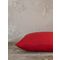 Σεντόνι Υπέρδιπλο Με Λάστιχο 160x200+32 Βαμβάκι Nima Home Unicolors - Absolute Red 30851