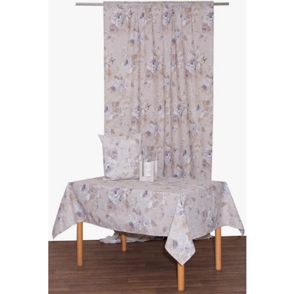 Tablecloth 140x140 Viopros Irida Loneta 100% Polyester/Cotton