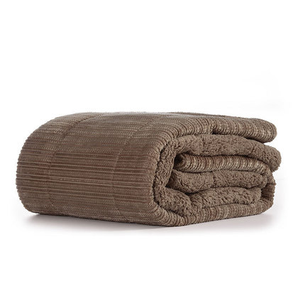 Single Blanket/Duvet 160x220 NEF-NEF Redick-23 Taupe Polyester/Microfiber