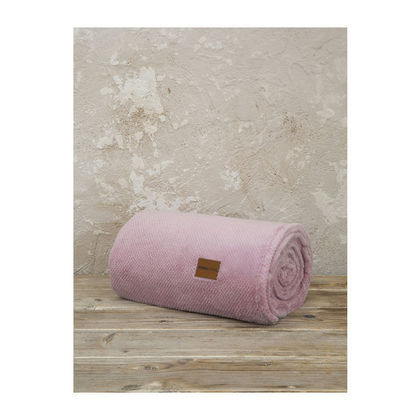 Blanket Jacquard 130x170 Nima Mellow Mellow Pink 100% Polyester