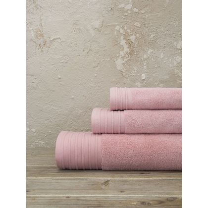 Hand Towel 40x60cm Nima Fresh - Light Salmon 100% Zero Twist Cotton