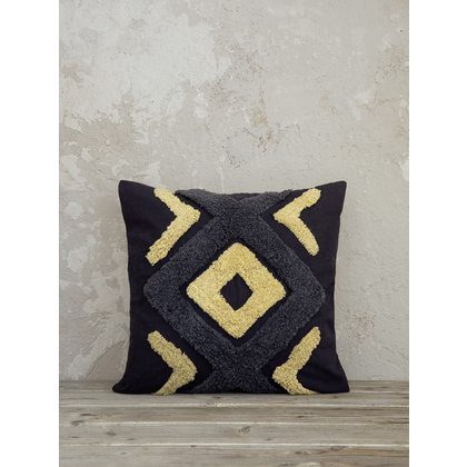 Decorative Pillow 45x45cm Cotton Nima Home Aziza/ Dark Gray 31323