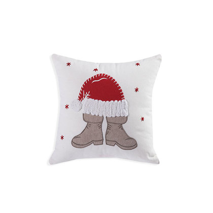 Christmas Decorative Pillow 30x30 NEF-NEF Tiffani White 100% Cotton