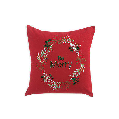 Christmas Decorative Pillow 45x45 NEF-NEF Tiffani Red 100% Cotton