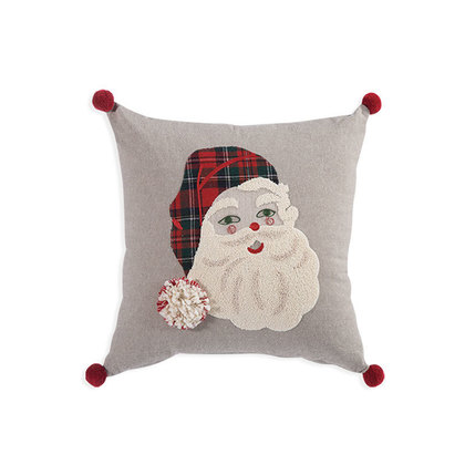 Christmas Decorative Pillow 45x45 NEF-NEF Alfredo Grey 100% Cotton