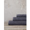 Πετσέτα Προσώπου 50x90cm Nima Bold - Dark Gray 100% Βαμβάκι /Σκούρο Γκρι
