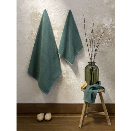 Bath Towel 80x150cm Nima Bold - Dark Green 100% Cotton