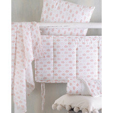 Product partial cloudy pink baby set