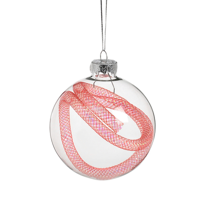 Red Christmas Ornament 8cm YCT50352R