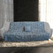 Ριχτάρι Πολυθρόνας 180x170cm Sb Home Florenz Sofa Throws Collection Krizia Denim 100% Chenille Jacquard /Τζιν