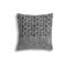 Decorative Pillow 40x40cm Sb Home Florenz Sofa Throws Collection Krizia Grey 100% Chenille Jacquard /Μπεζ