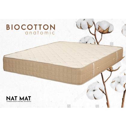 Στρώμα Ύπνου Ανατομικό Διπλό 140x200x30cm (Πλάτος 131-140cm) Natural Biocotton Anatomic