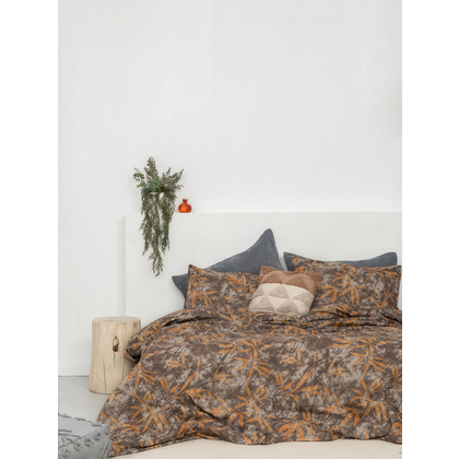 Semi-Double Flannel Bed Sheets Set 3pcs 170x265 Palamaiki Flannel Beauty FB0217 100% Cotton Flannel
