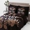 King Size Bed Sheets Set 4pcs 250x280 & King Size Duvet Cover Set 3pcs 230x250 19V69 Sognare 100% Sateen Cotton 220TC/Brown