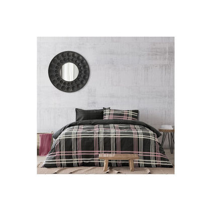 Single Size Bed Sheets 3pcs. Set 160x270cm Cotton/ Polyester Kocoon 30458 Nolan Gray