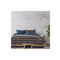 Queen Size Fitted Bed Sheets 4pcs. Set 160x200+32cm Cotton/ Polyester Kocoon 30421 Tena Blue