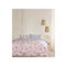 Σετ Σεντόνια Υπέρδιπλα Με Λάστιχο 4τμχ. 160x200+32cm Cotton Kocoon 29587 Flor Pink