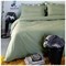 Semi-Double Fitted Bed Sheet 120x200+30 Melinen Home Urban Olive 100% Cotton 144TC