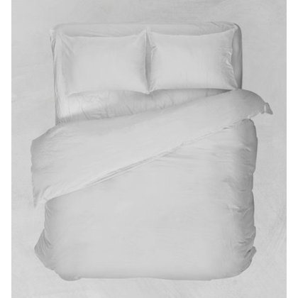 Double Bedsheet 220x260 Viopros Basic white Cotton-Polyester