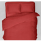 Σεντόνι Υπέρδιπλο Με Λάστιχο Μεμονωμένο 160x200+25 Viopros Basic Κόκκινο Βαμβάκι-Polyester