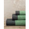 3 pcs. Towel Set 30x50cm, 50x90cm & 70x140cm Cotton Kocoon 30068 Tribute Green
