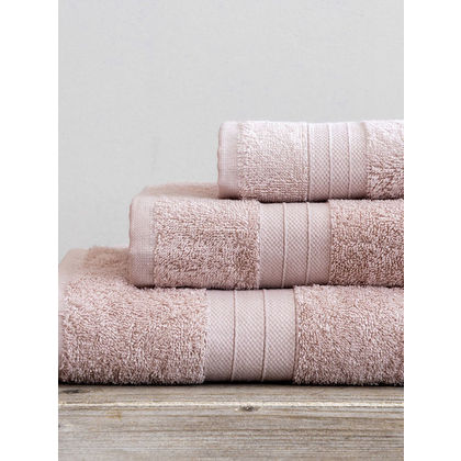 Πετσέτα Προσώπου 50x90cm Cotton Kocoon 27596 Moss Dusty Pink