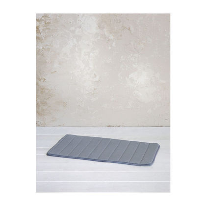Πατάκι Μπάνιου 50x80cm Polyester/ Memory Foam Kocoon 30217 Soft Gray​