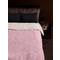 Κουβέρτα Μονή 160x220cm Madi Sleet Collection Sposh Pink Beige 100% Polyester / Ροζ - Μπεζ