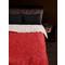 Κουβέρτα Μονή 160x220cm Madi Sleet Collection Sposh Red Beige 100% Polyester / Κόκκινο - Μπεζ
