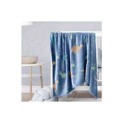 Baby's Fleece Blanket 80x110cm Polyester Kocoon 27039 Shiny Dinos