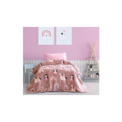 Single Size Velour Blanket 160x220cm Cotton Kocoon 30205 Princess