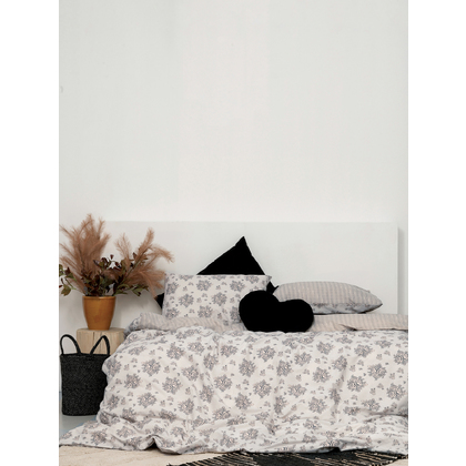 King Size Bed Sheets Set 4pcs 265x260 Palamaiki Fashion Life FL6165 100% Cotton 144TC