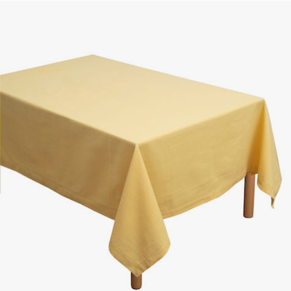 Tablecloth 135x135 Viopros 3972 dark yellow Cotton