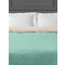 Κουβέρτα Μονή 160 x 220cm Madi Sleet Collection Infinity Mint Beige 100% Polyester / Μέντα - Μπεζ