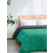 Blanket 160 x 220cm  Madi Sleet Collection Graupel Green Athracite 100% Polyester