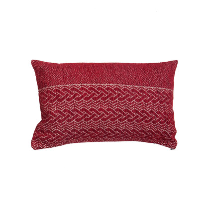 Decorative Pillow 32x52cm Jacquard Chenille Anna Riska 1446 - Red