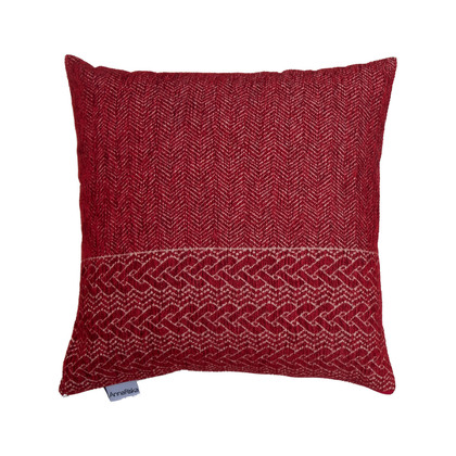 Decorative Pillow 55x55cm Jacquard Chenille Anna Riska 1446 - Red