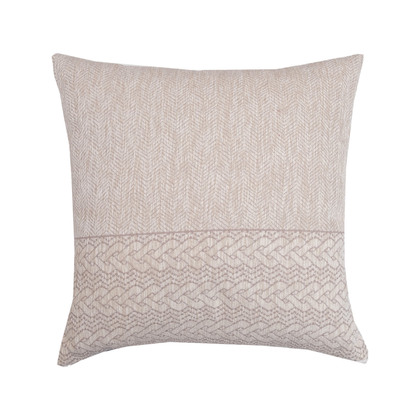 Decorative Pillow 55x55cm Jacquard Chenille Anna Riska 1446 - Sand