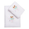 Baby's Bath Towels 2pcs. Set 50x80cm & 70x140cm Cotton Poplin Anna Riska Iris