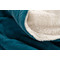 Baby's Blanket 75x90cm Soft Plush-Sherpa Anna Riska Heaven 2 - Lake Blue