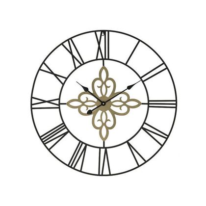 Metal Wall Clock  D60cm Inart 3-20-463-0006