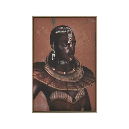 Πίνακας Καμβάς Γυναικεία Φιγούρα 60x90cm Inart 3-90-704-0061