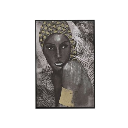 Πίνακας Καμβάς Γυναικεία Φιγούρα 60x90cm Inart 3-90-704-0065