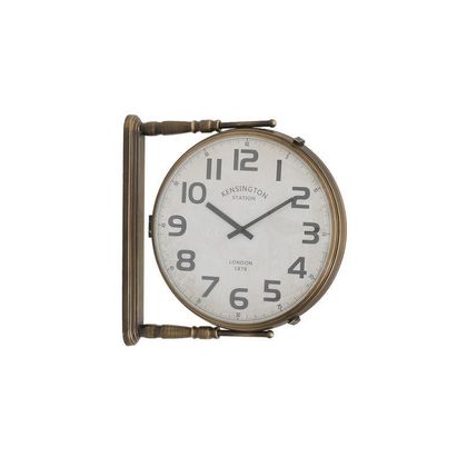 Metal Wall Clock 38x10x38cm Inart 3-20-098-0298